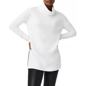 SPANX AirEssentials Turtleneck Tunic Top White